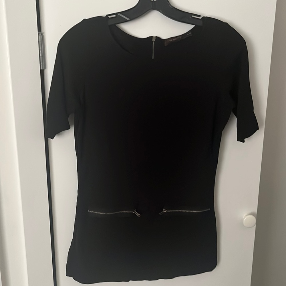 The Limited Black Knit Tunic